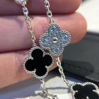 [Glow Jewelry] CLOVER 5 MOTIF ONYXS BRACELET COLLECTION