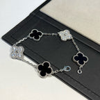 [Glow Jewelry] CLOVER 5 MOTIF ONYXS BRACELET COLLECTION