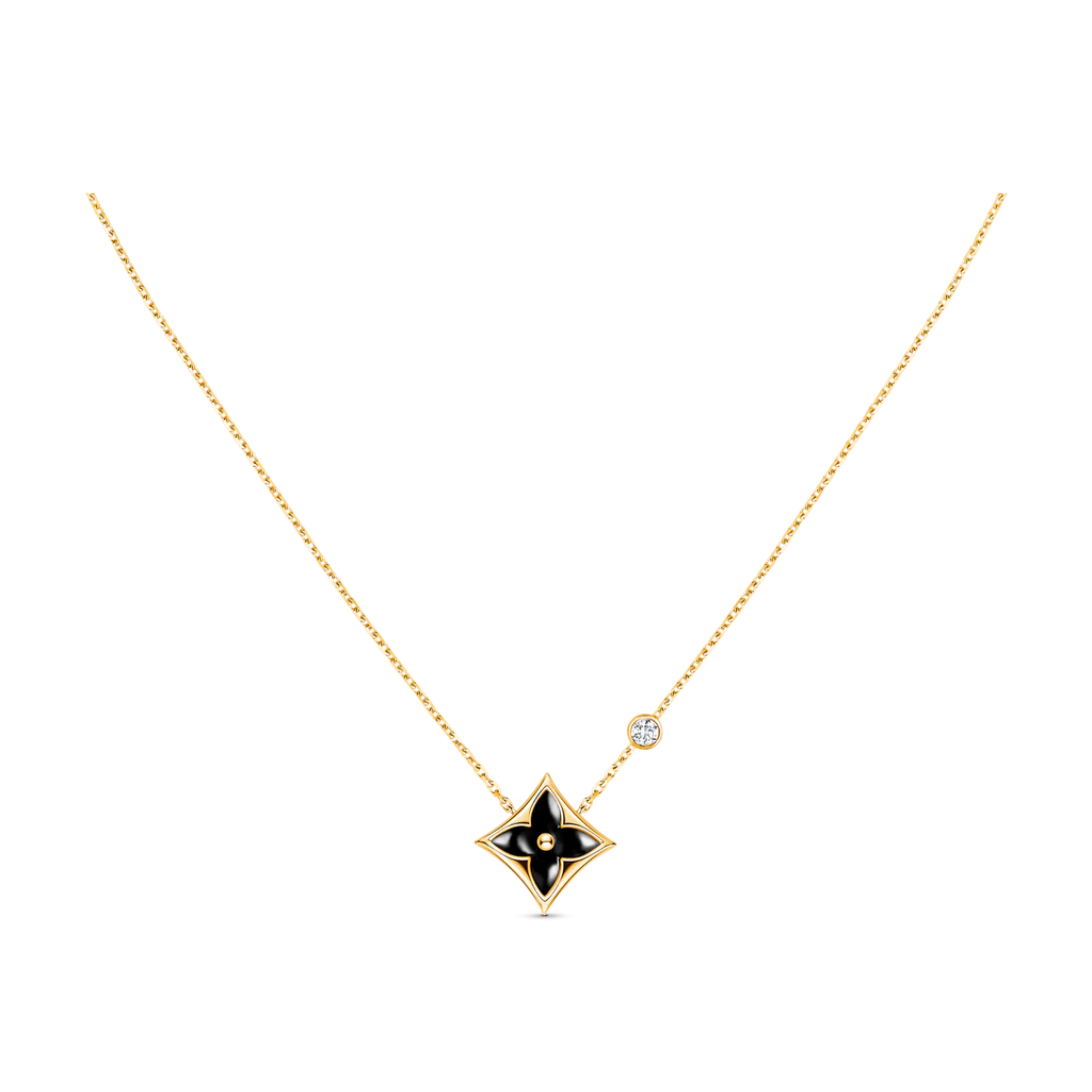 GlowSTAR BLACK MOP NECKLACE