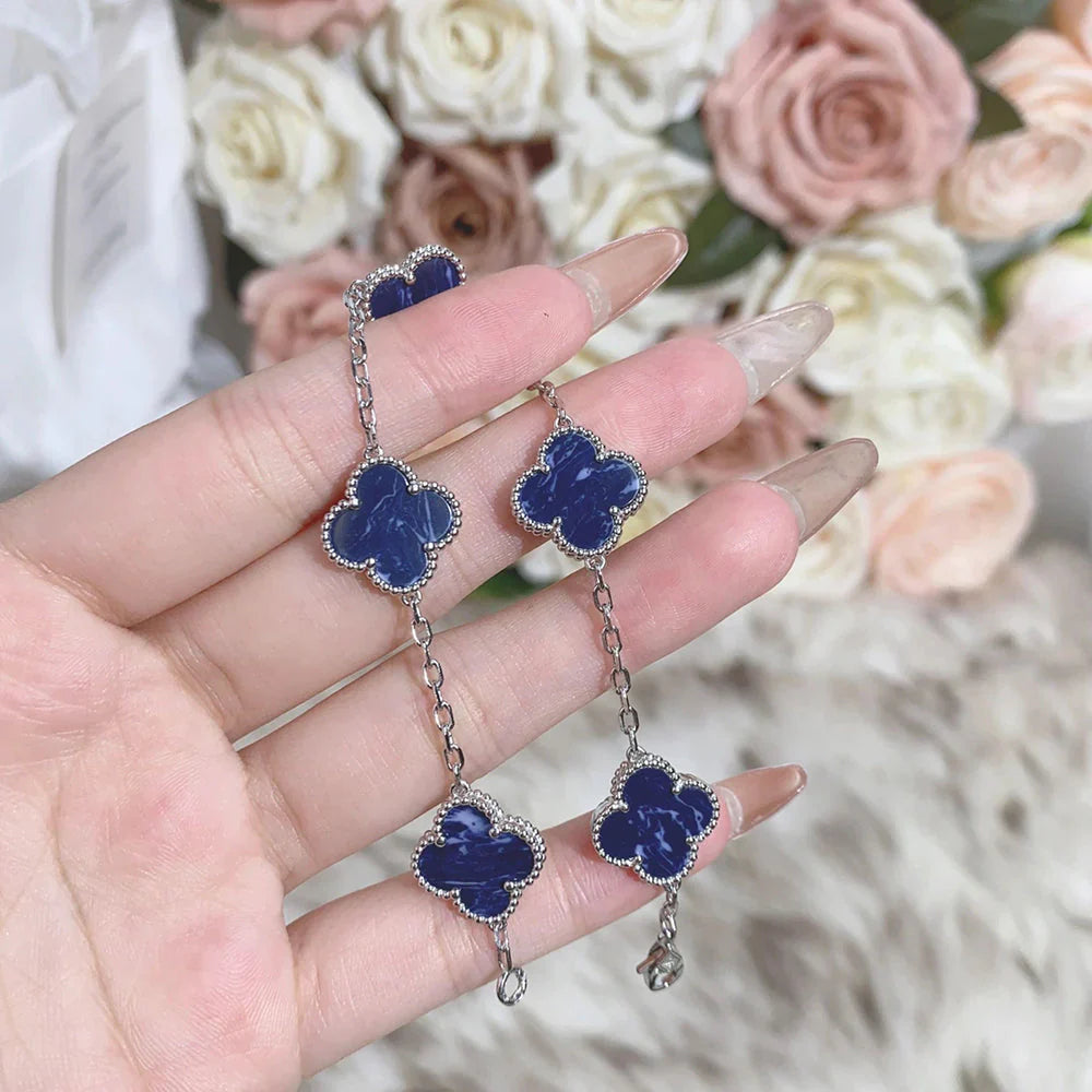 [Glow Jewelry]CLOVER 5 MOTIF PIETERSITE BRACELET COLLECTION