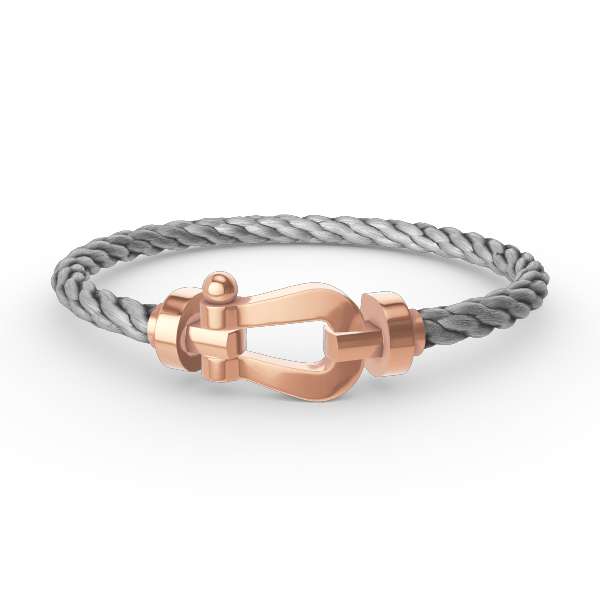 GlowFORCE LARGE HORSESHOE NO DIAMOND BRACELET ROSE GOLD