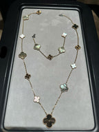[¡®Glow¡¯] 25 NEW CLOVER 15 MOTIFS GRAY MOTHER-OF-PEARL